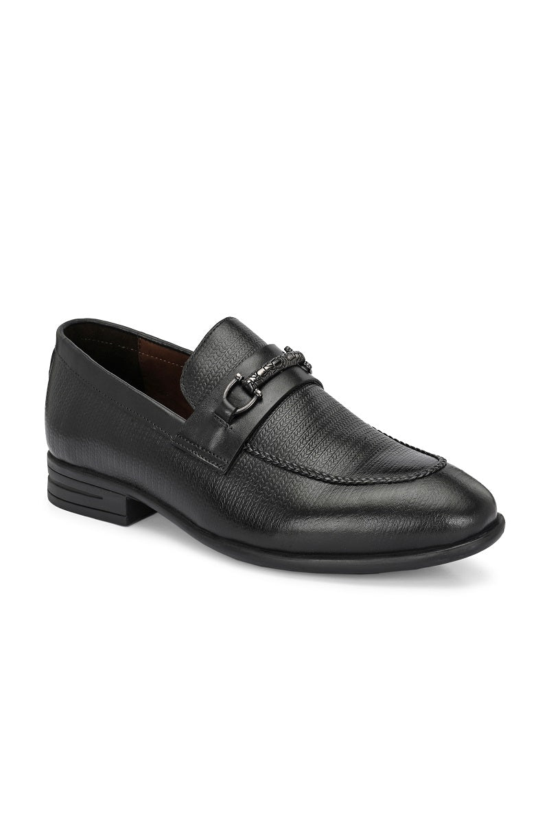 EZRO Men Premium Black Loafers | Comfortable Slip-On Casual, Office & Party Shoes for Men