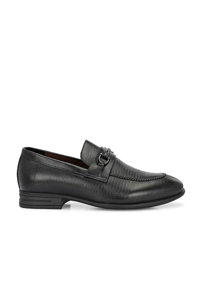 EZRO Men Premium Black Loafers | Comfortable Slip-On Casual, Office & Party Shoes for Men