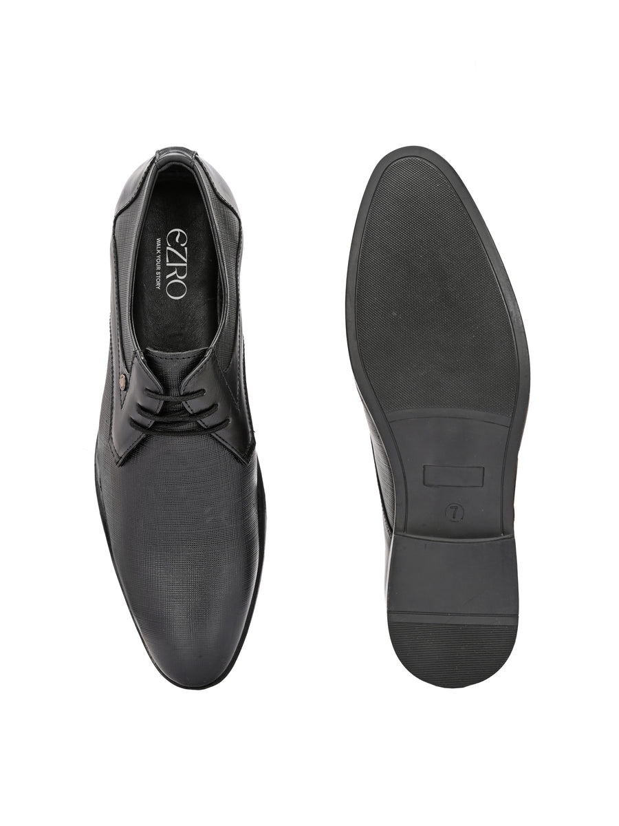 EZRO Men’s Office Black Formal Shoes