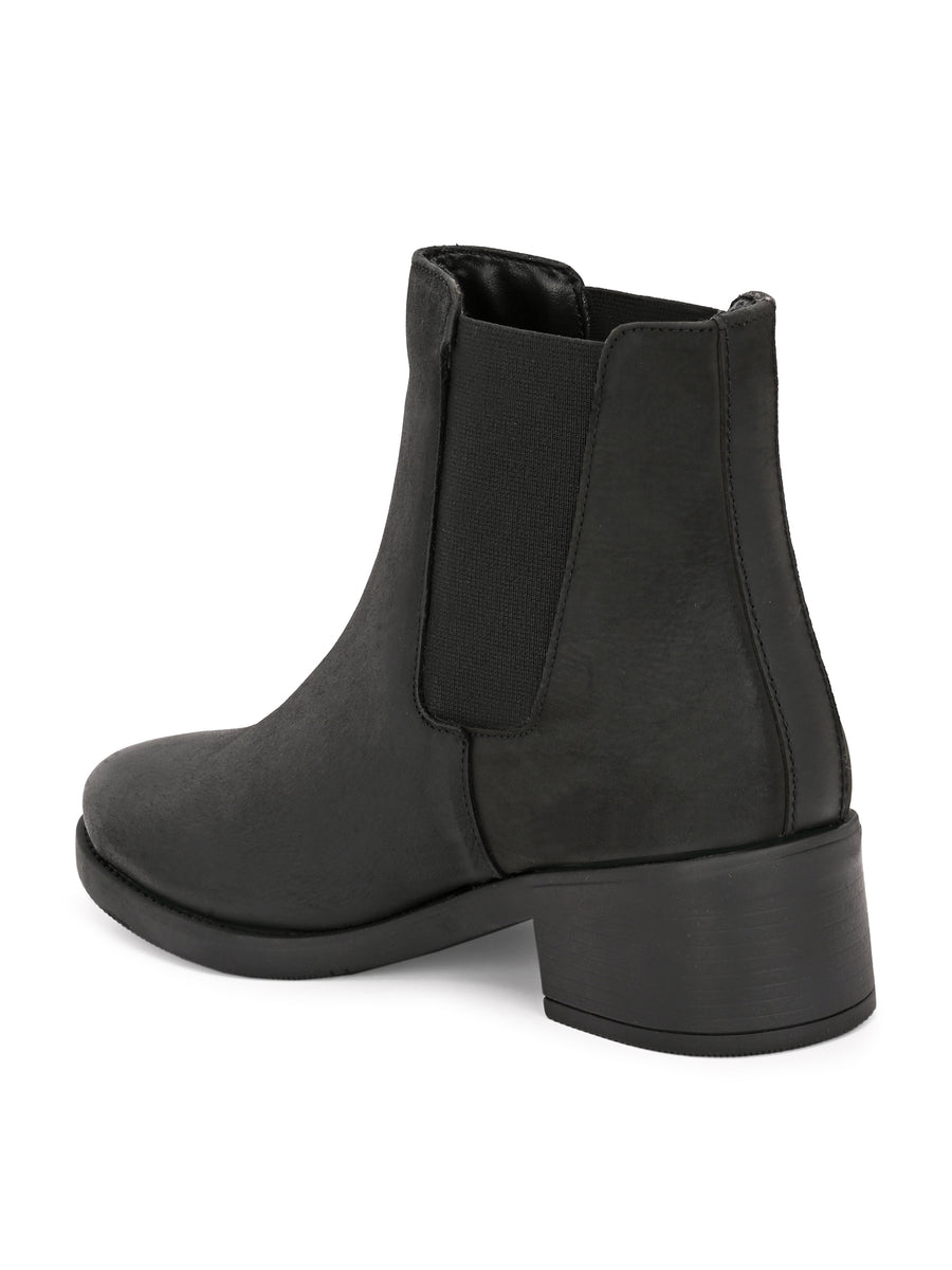 EZRO Men Chelsea Boots – Classic Ankle-Length Slip-On Boots
