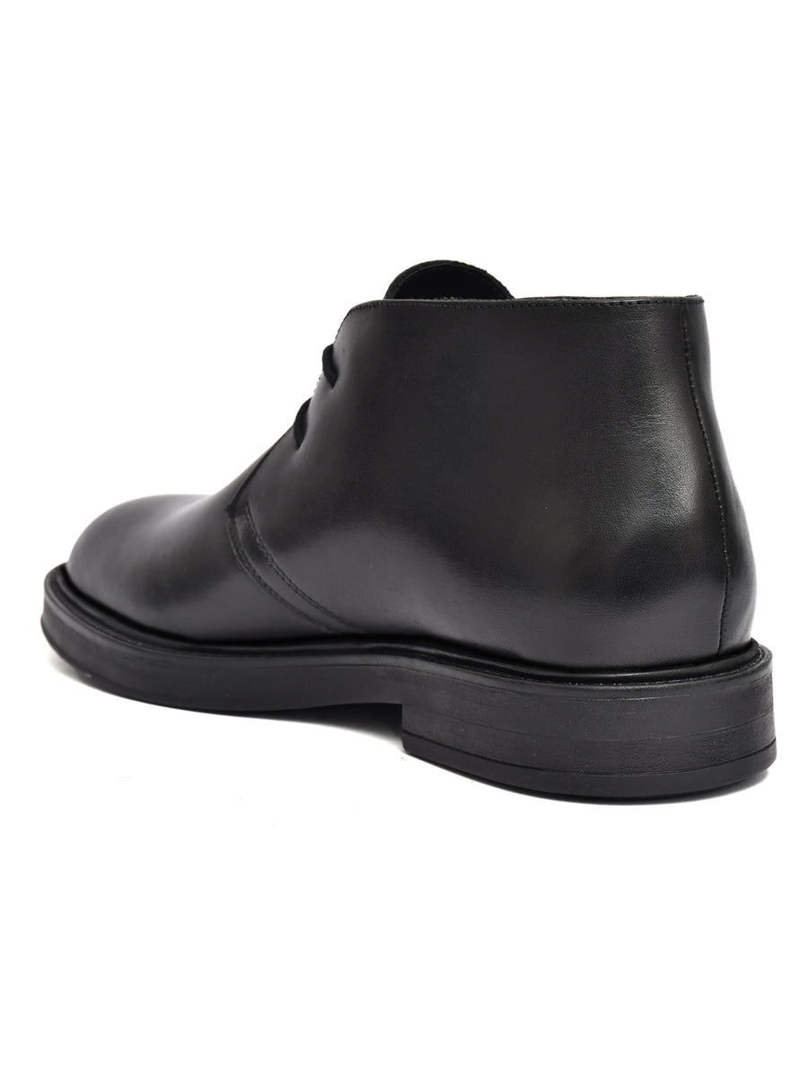 EZRO Men Black Ankle Boots – Stylish & Comfortable Footwear