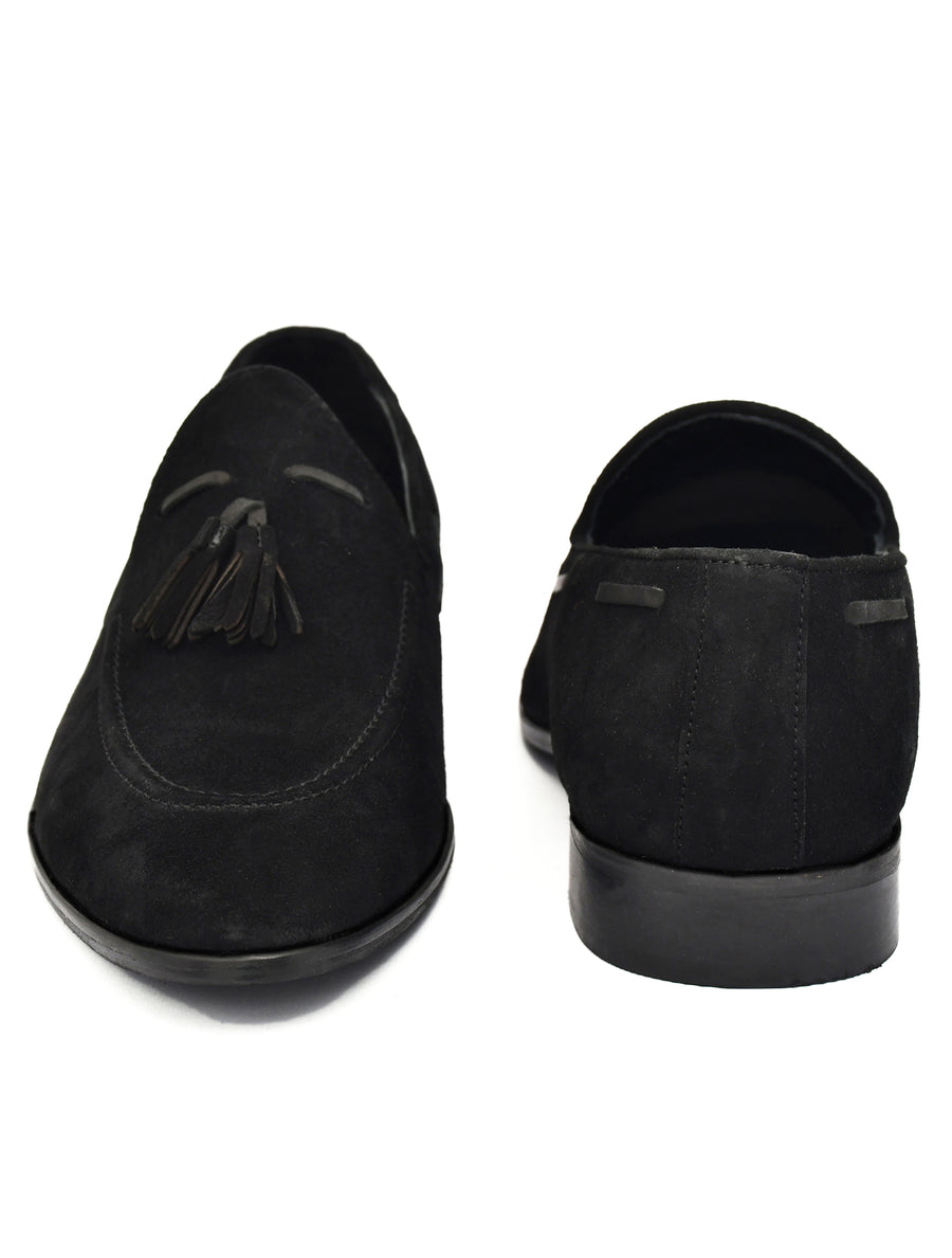 EZRO Men’s Stylish Black Loafers – Comfortable & Elegant Slip-On Shoes for Casual, Office & Everyday Wear