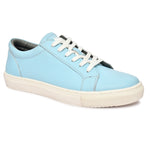 EZRO Men Sky Blue Casual Lace-Up Sneakers – Stylish Low-Top Everyday Shoes