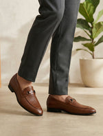 Men’sTan Stylish Moccasins – Comfortable & Elegant Slip-On Shoes for Casual, Office & Everyday Wear