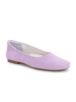 EZRO Women Comfortable Purple Ballerina Flats