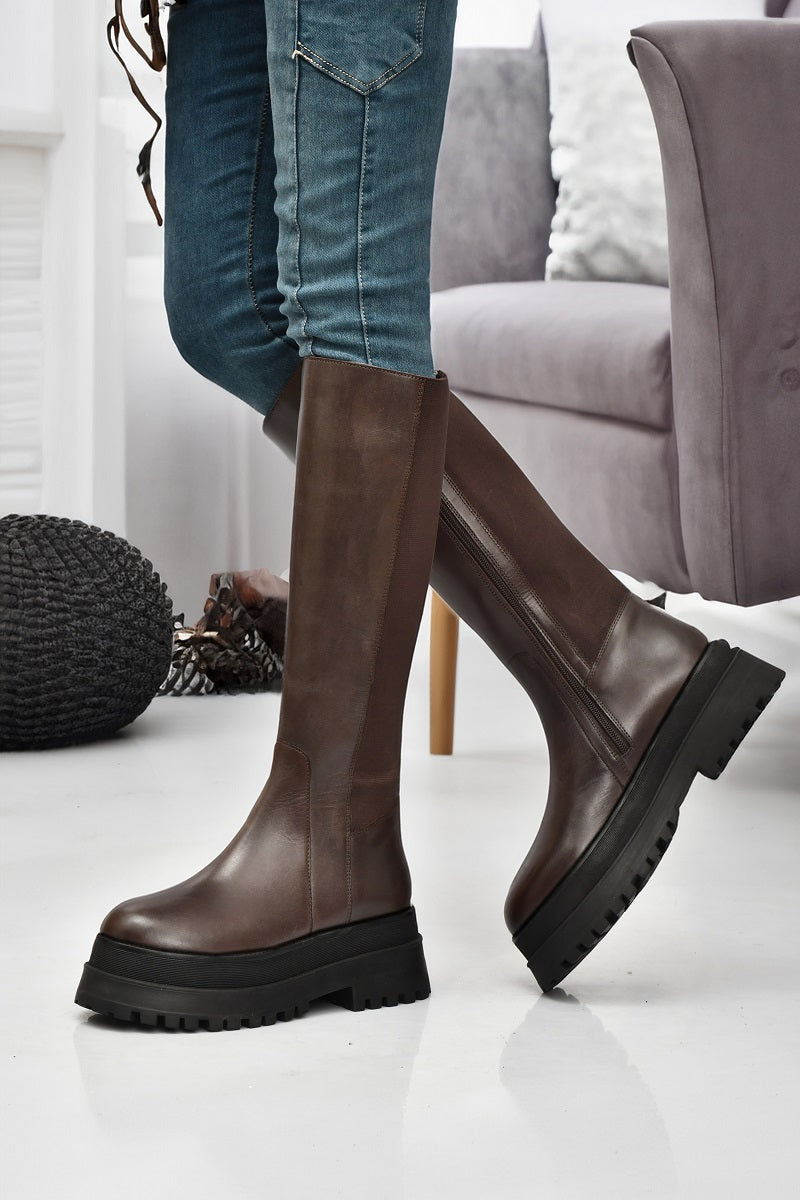 EZRO Women’s Long Boots – Stylish Knee-High Boots with Comfortable Fit