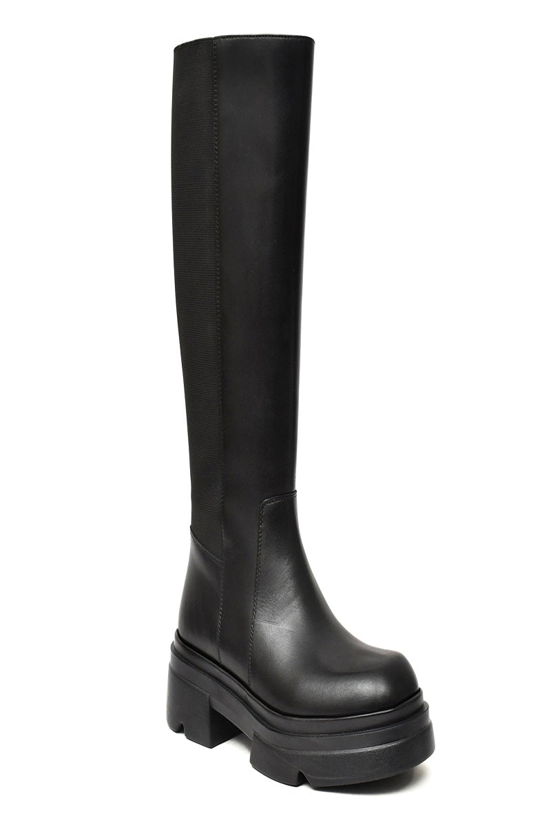 EZRO Women’s Knee-High Black Long Boots – Trendy Fashion Boots with Stylish Design