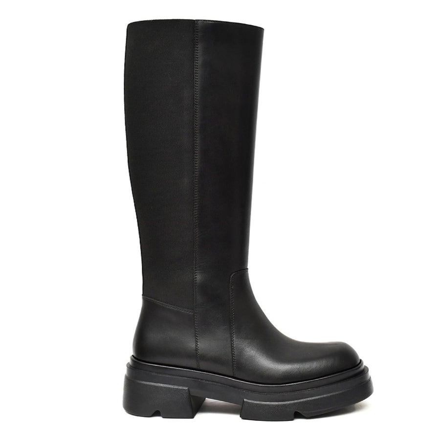 EZRO Women’s Knee-High Black Long Boots – Trendy Fashion Boots with Stylish Design