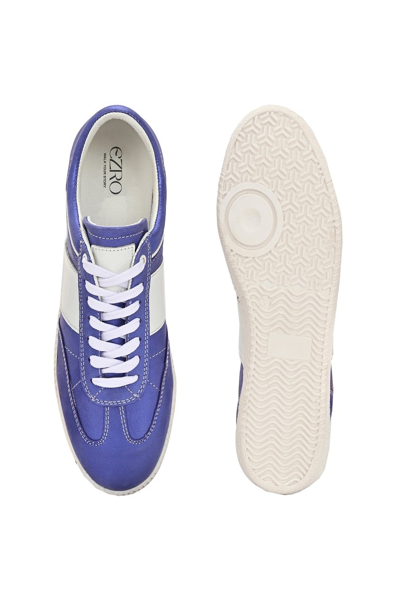 EZRO Women Lace-Up Sneakers – Comfortable Casual Walking Shoes