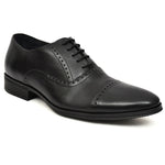 EZRO Men Black Comfortable Formal Shoes