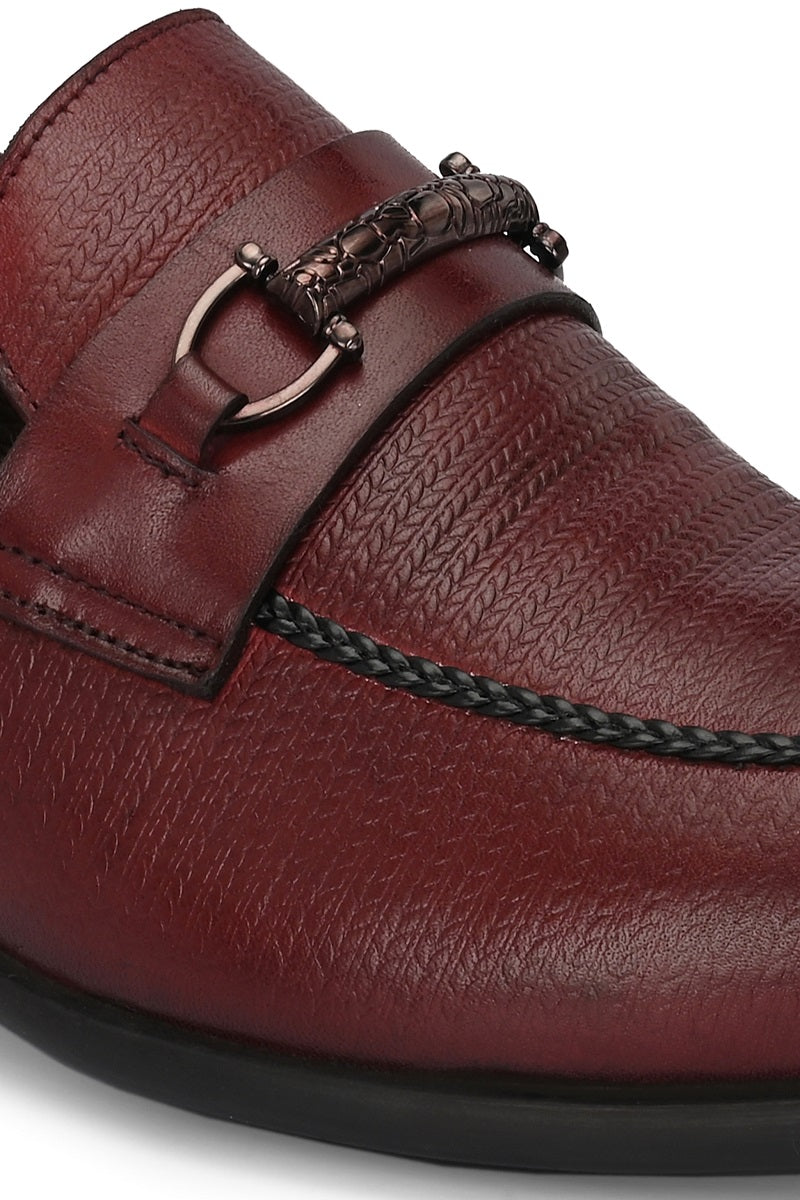 EZRO Men's Premium Wine Moccasins | Comfortable Slip-On Casual Driving & Everyday Shoes