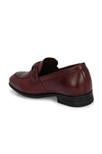 EZRO Men's Premium Wine Moccasins | Comfortable Slip-On Casual Driving & Everyday Shoes