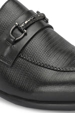 EZRO Men Premium Black Loafers | Comfortable Slip-On Casual, Office & Party Shoes for Men