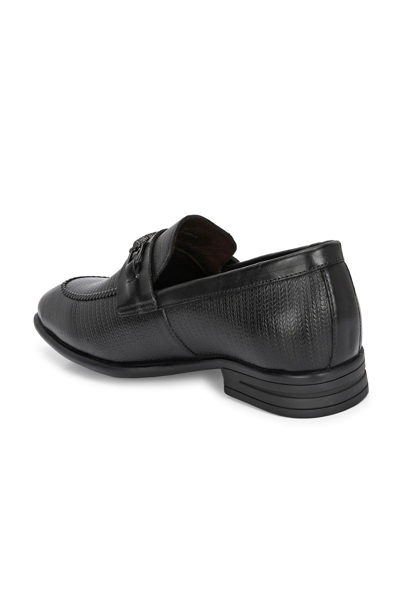 EZRO Men Premium Black Loafers | Comfortable Slip-On Casual, Office & Party Shoes for Men
