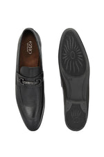 EZRO Men Premium Black Loafers | Comfortable Slip-On Casual, Office & Party Shoes for Men
