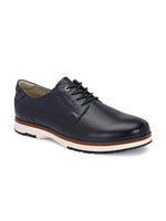 EZRO Men Navy Blue Premium Lace-Up Sneakers | Lightweight Casual, Office & Everyday Comfort Shoes