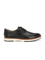 EZRO Men Black Premium Lace-Up Sneakers | Lightweight Casual, Office & Everyday Comfort Shoes