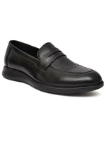 EZRO Men's Premium Black Loafers | Classic Slip-On Formal & Casual Shoes for Office and Party