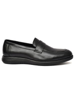 EZRO Men's Premium Black Loafers | Classic Slip-On Formal & Casual Shoes for Office and Party