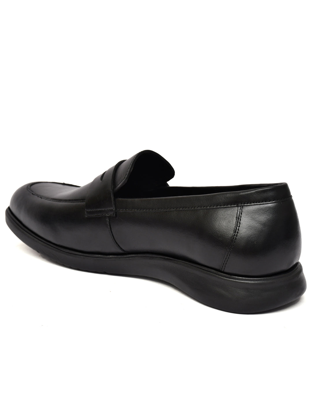 EZRO Men Premium Black Loafers | Classic Slip-On Formal & Casual Shoes for Office and Party