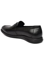 EZRO Men's Premium Black Loafers | Classic Slip-On Formal & Casual Shoes for Office and Party