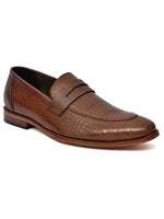 EZRO Men Brown Loafers | Premium Slip-On Casual & Formal Shoes for Everyday Comfort