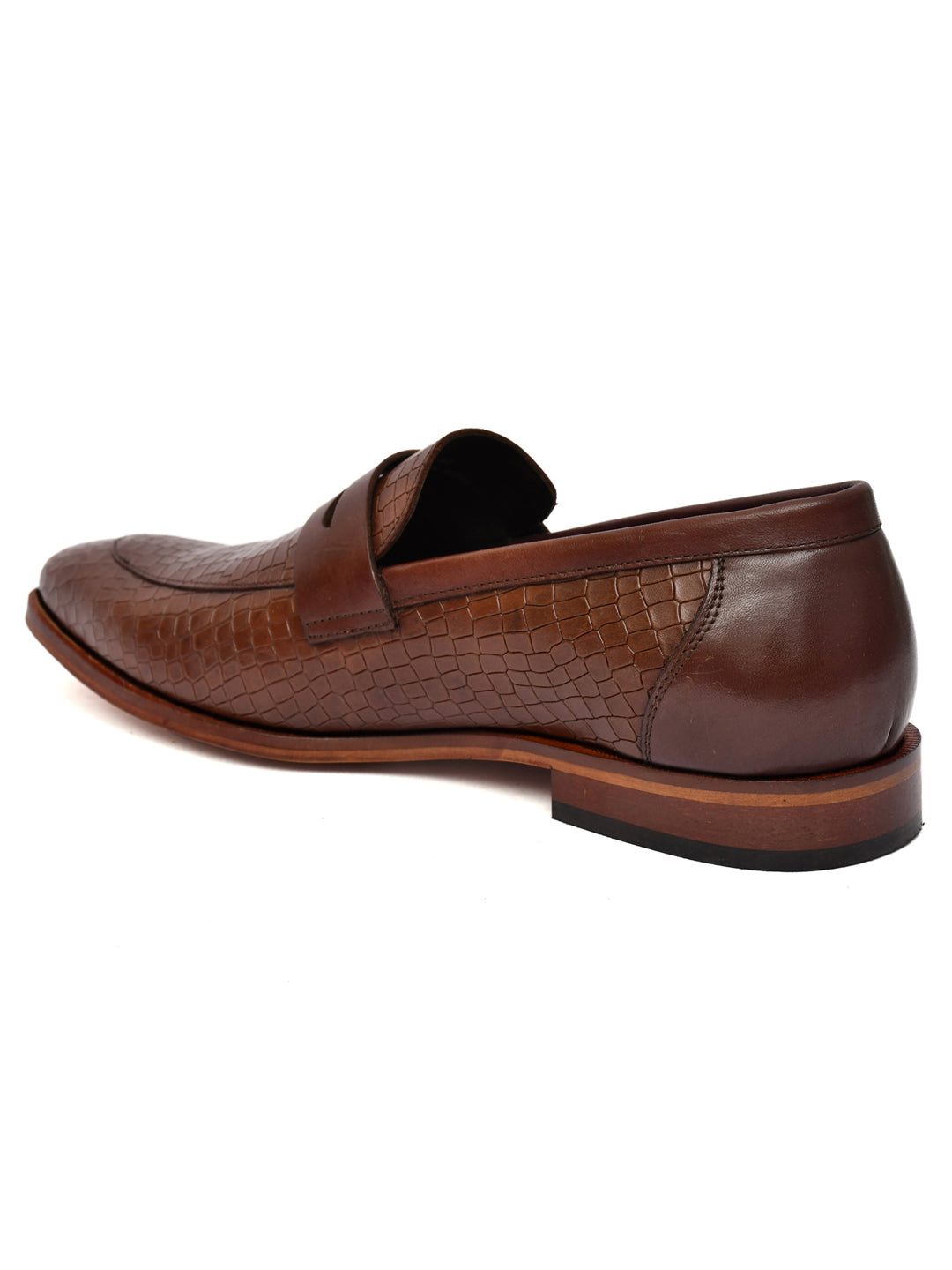 EZRO Men Brown Loafers | Premium Slip-On Casual & Formal Shoes for Everyday Comfort