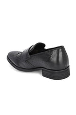 EZRO Men Black Double Monk Strap Brogue Dress Shoes with Kiltie Fringe