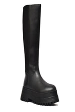 EZRO Women’s Long Black Boots – Stylish Knee-High Boots with Comfortable Fit