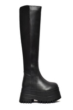 EZRO Women’s Long Black Boots – Stylish Knee-High Boots with Comfortable Fit