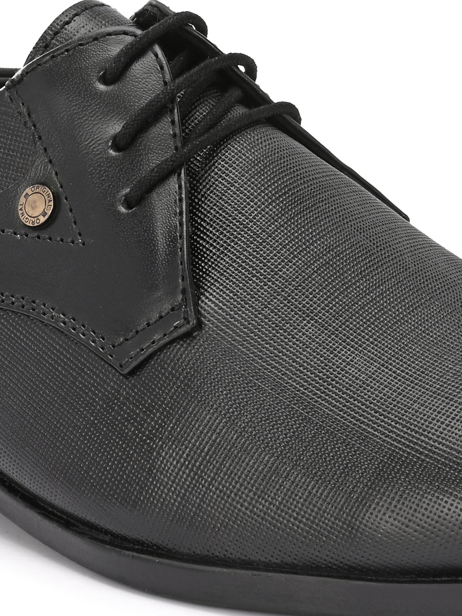 EZRO Men’s Office Black Formal Shoes
