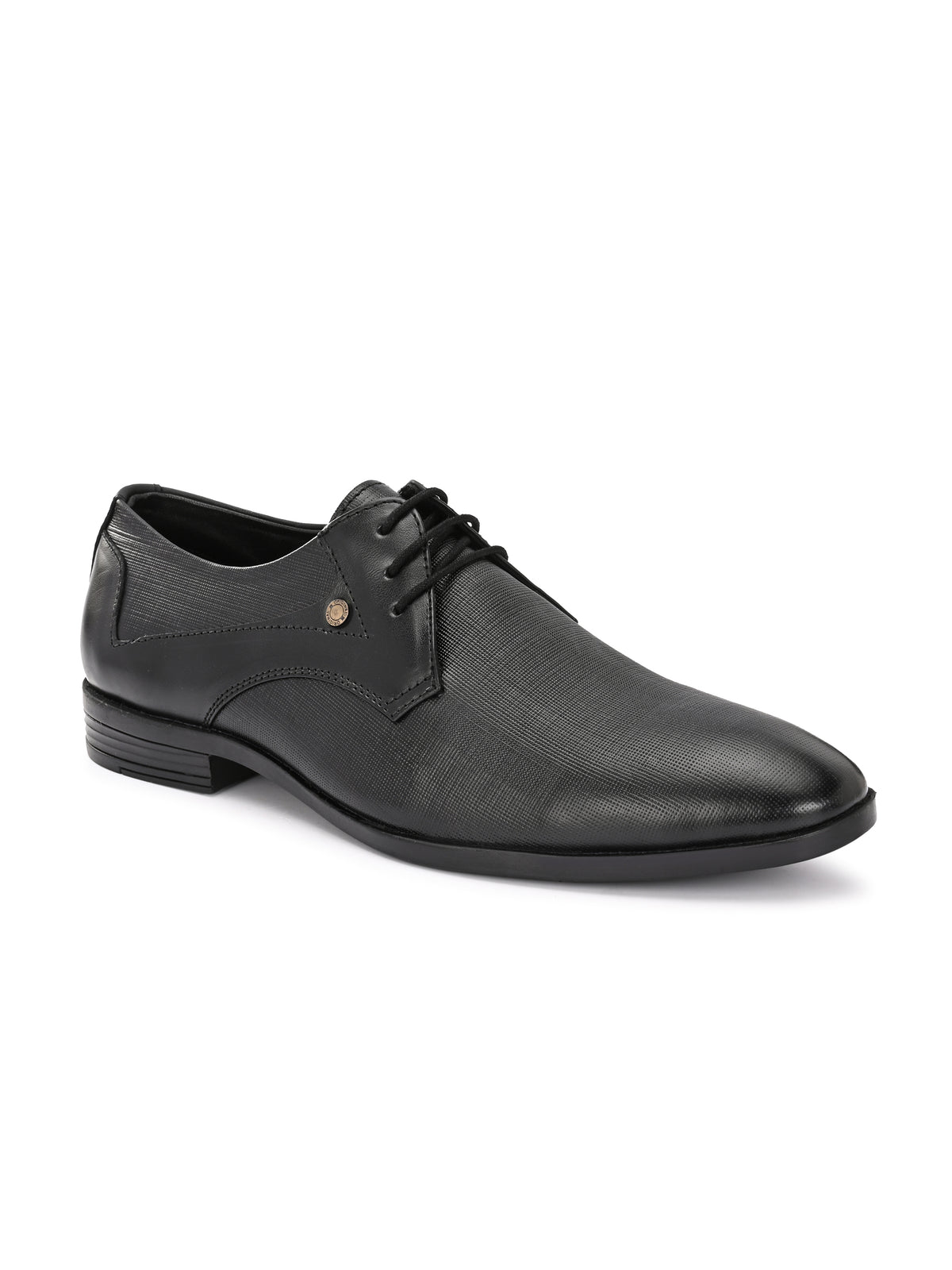 EZRO Men Office Black Formal Shoes