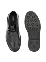 EZRO Men Black Ankle Boots | Premium Lace-Up Formal & Casual Leather Boots for Office, Travel & Everyday Wear