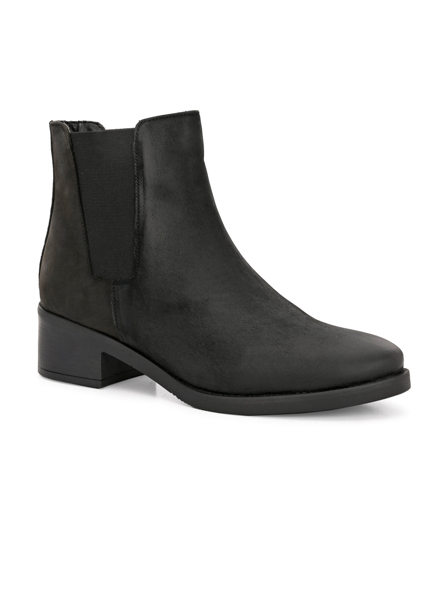 EZRO Men Chelsea Boots – Classic Ankle-Length Slip-On Boots