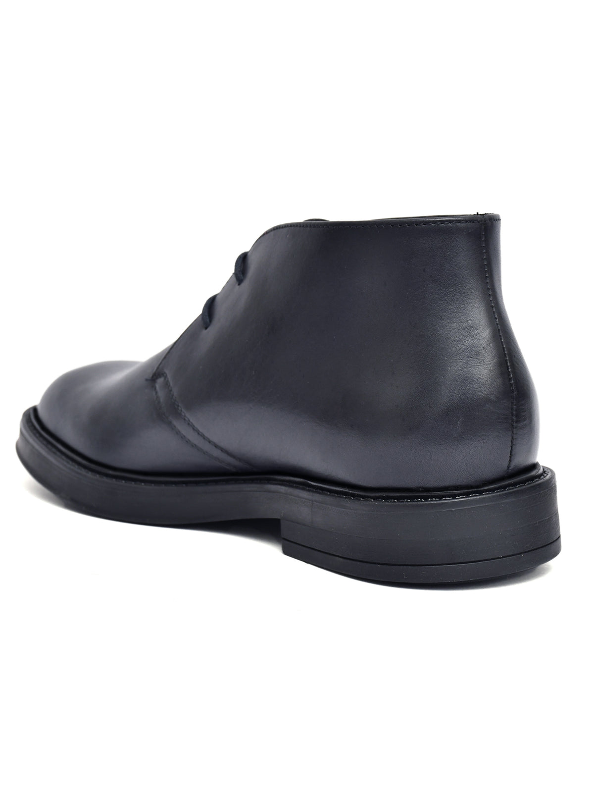 EZRO Men Ankle Navy Blue Boots | Stylish Casual Lace-Up Boots for Everyday Wear