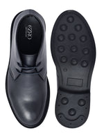 EZRO Men Ankle Navy Blue Boots | Stylish Casual Lace-Up Boots for Everyday Wear
