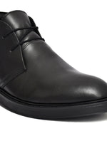 EZRO Men Black Ankle Boots – Stylish & Comfortable Footwear
