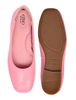 EZRO Women’s Comfortable Pink Ballerina Flats
