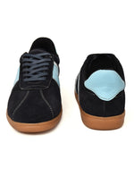 EZRO Men Casual Sky Blue Lace-Up Sneakers – Stylish Low-Top Everyday Shoes
