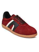 EZRO Men’s Stylish Red Sneakers – Comfortable & Lightweight for Everyday Wear