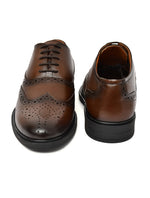 EZRO Men’s Stylish Brown Formal Shoes – Comfortable & Elegant Dress Shoes for Office, Business & Formal Wear