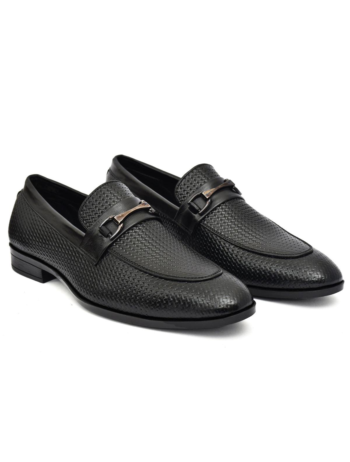 EZRO Men Black Stylish Moccasins – Comfortable & Elegant Slip-On Shoes for Casual, Office & Everyday Wear
