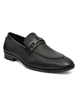 EZRO Men Black Stylish Moccasins – Comfortable & Elegant Slip-On Shoes for Casual, Office & Everyday Wear