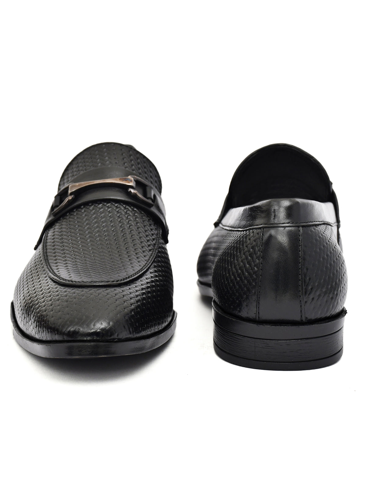 EZRO Men Black Stylish Moccasins – Comfortable & Elegant Slip-On Shoes for Casual, Office & Everyday Wear