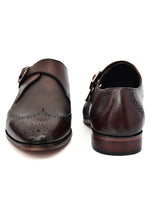 EZRO Men’s Brown Stylish Monk Strap Shoes – Elegant & Comfortable Formal Shoes for Office, Party & Everyday Wear