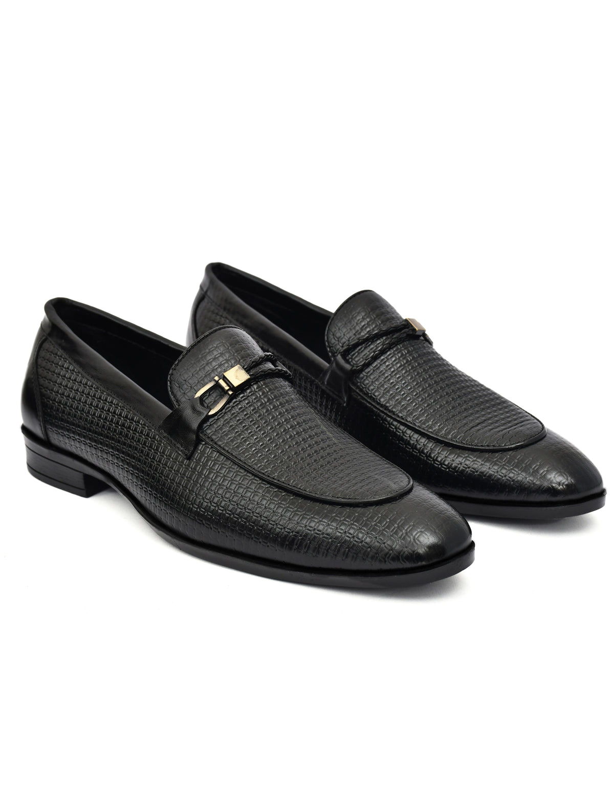 EZRO Men Black Stylish Moccasins – Comfortable & Elegant Slip-On Shoes for Casual, Office & Everyday Wear