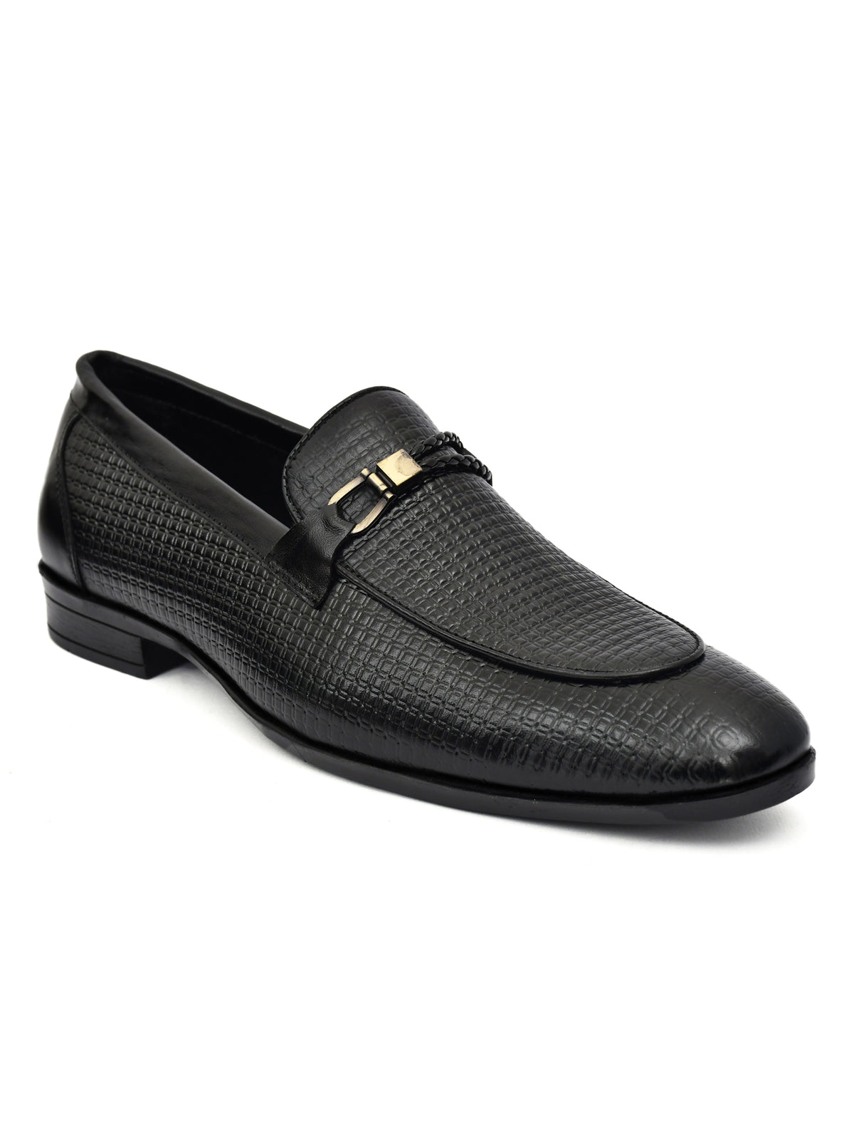 EZRO Men Black Stylish Moccasins – Comfortable & Elegant Slip-On Shoes for Casual, Office & Everyday Wear