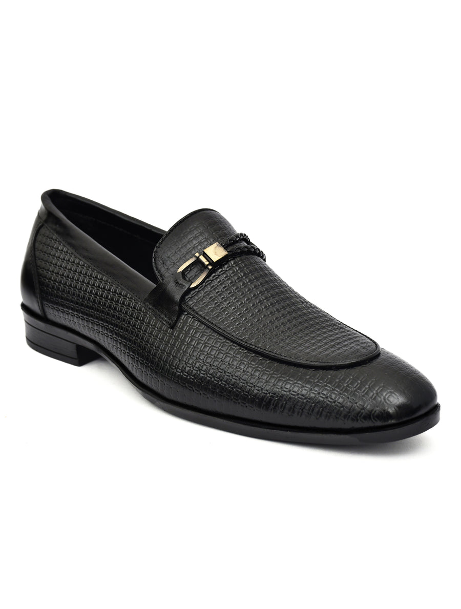EZRO Men Black Stylish Moccasins – Comfortable & Elegant Slip-On Shoes for Casual, Office & Everyday Wear
