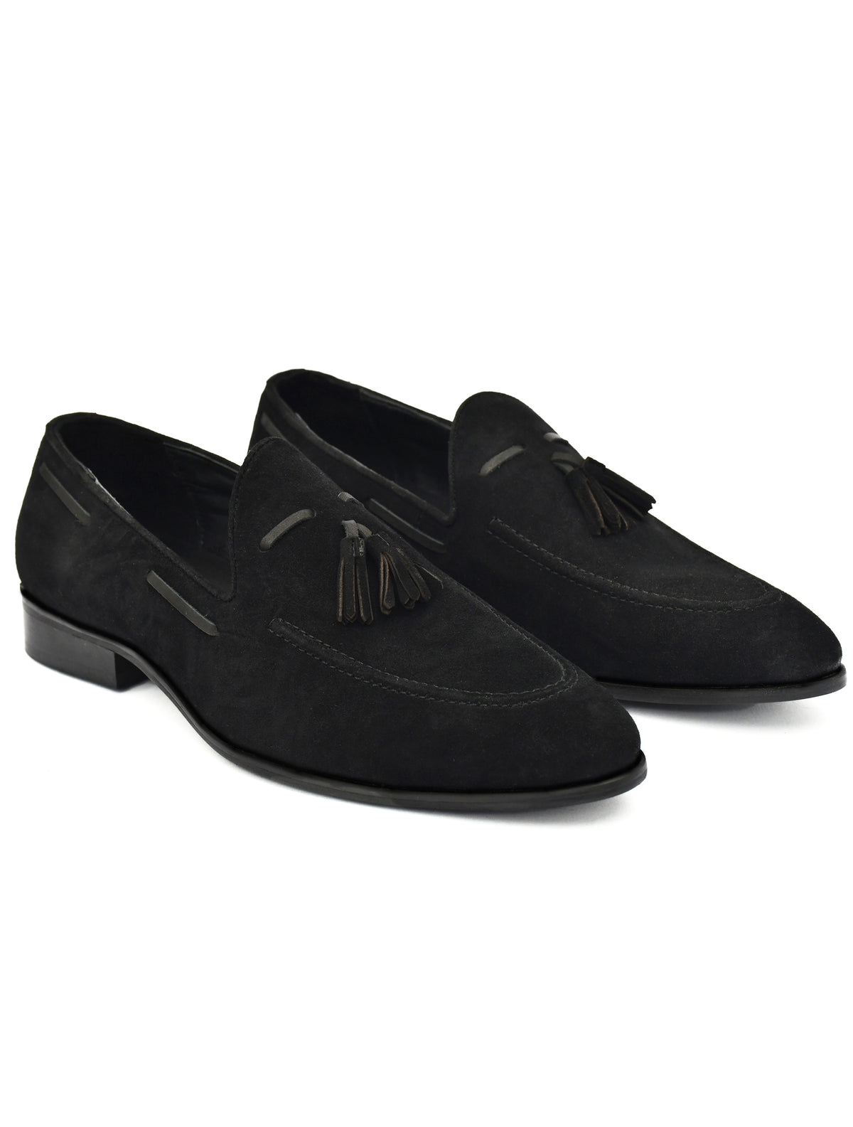 EZRO Men Stylish Black Loafers – Comfortable & Elegant Slip-On Shoes for Casual, Office & Everyday Wear