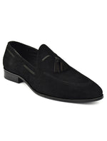 EZRO Men’s Stylish Black Loafers – Comfortable & Elegant Slip-On Shoes for Casual, Office & Everyday Wear